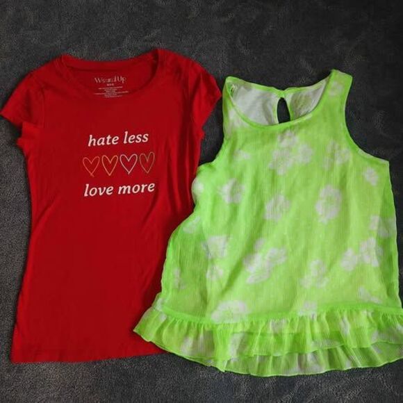 8 Girls clothes clothing Lot Sz 14/16; Tanks, Legging, Long Short Sleeve - Picture 2 of 6